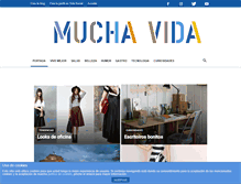 Tablet Screenshot of muchavida.com